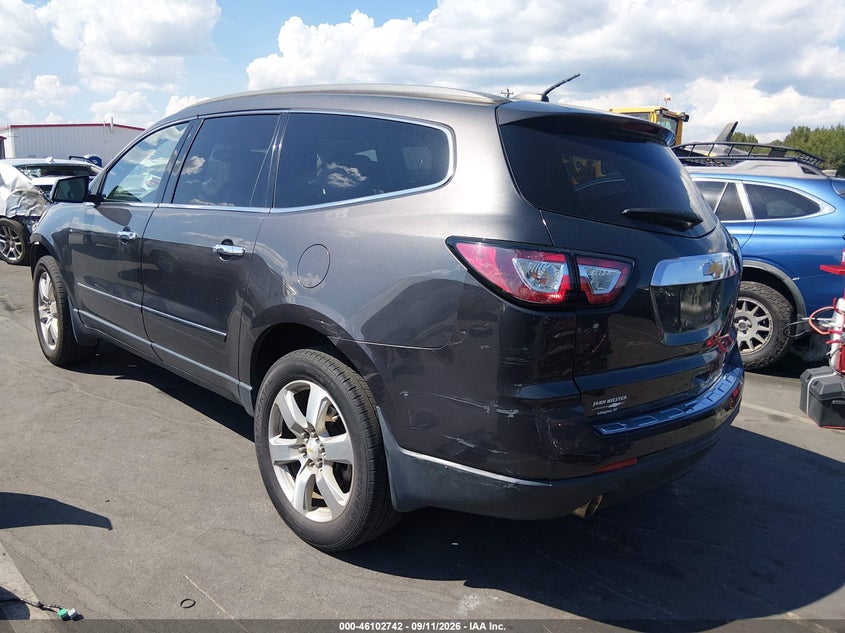 Vin: 1gnkrjkd2gj114078, lot: 46602399, chevrolet traverse ltz 20163