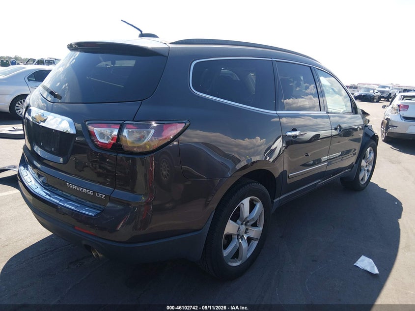Vin: 1gnkrjkd2gj114078, lot: 46602399, chevrolet traverse ltz 20164