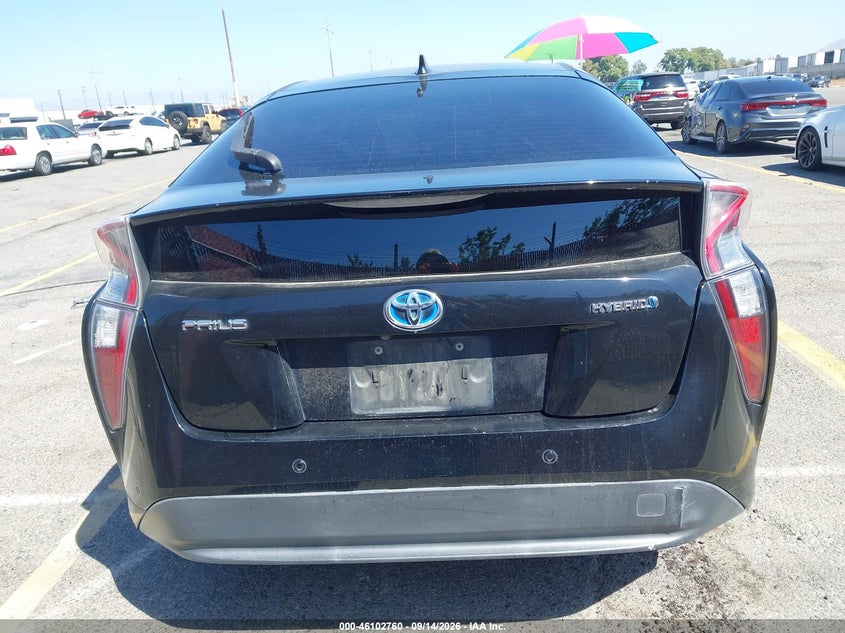 TOYOTA PRIUS 2018 VIN JTDKBRFU8J3590577