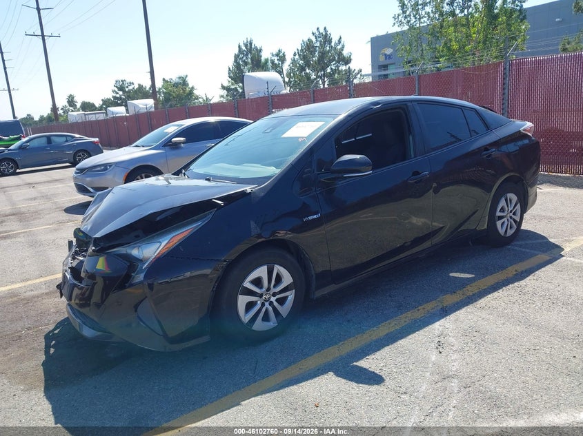 2018 Toyota Prius, Удар спереди, IAAI, VIN JTDKBRFU8J3590577 — фото 2