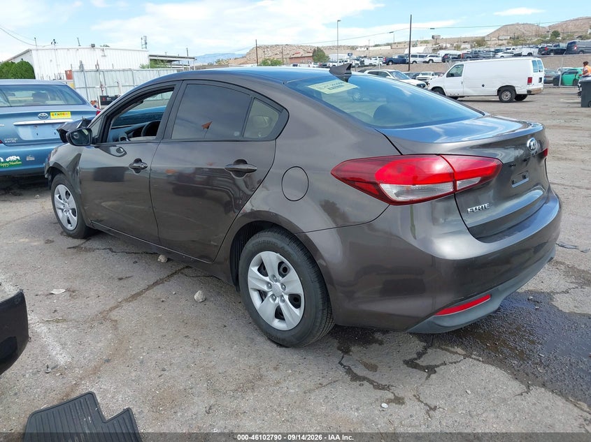 Vin: 3kpfl4a76je164219, lot: 46602448, kia forte lx 20183