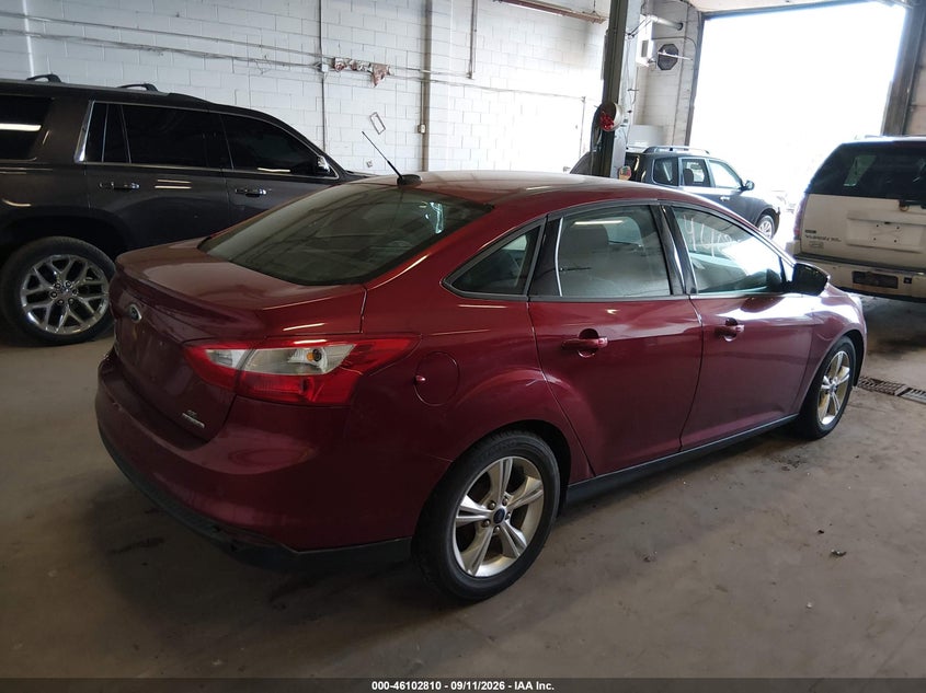 Vin: 1fadp3f28el131504, lot: 46602468, ford focus se 20144