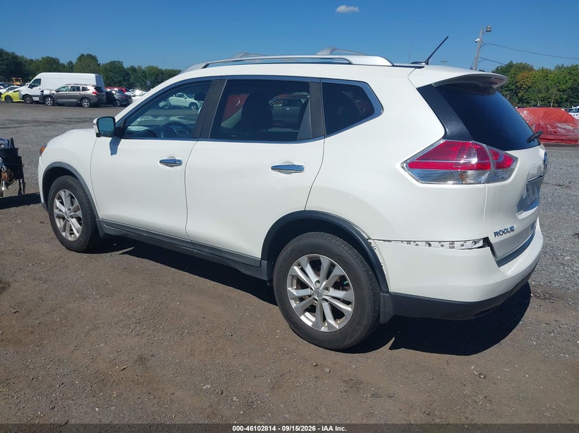 Vin: knmat2mv4gp655101, lot: 46602472, nissan rogue sv 20163