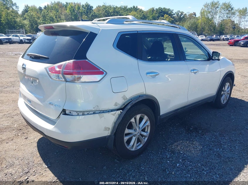 Vin: knmat2mv4gp655101, lot: 46602472, nissan rogue sv 20164