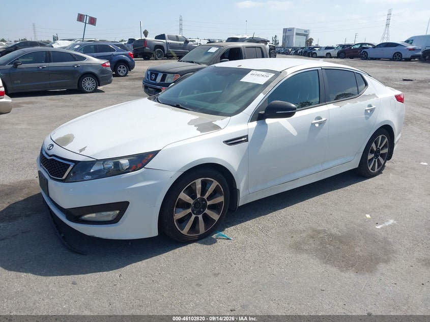 Vin: 5xxgr4a6xdg104398, lot: 46602478, kia optima sx 20132
