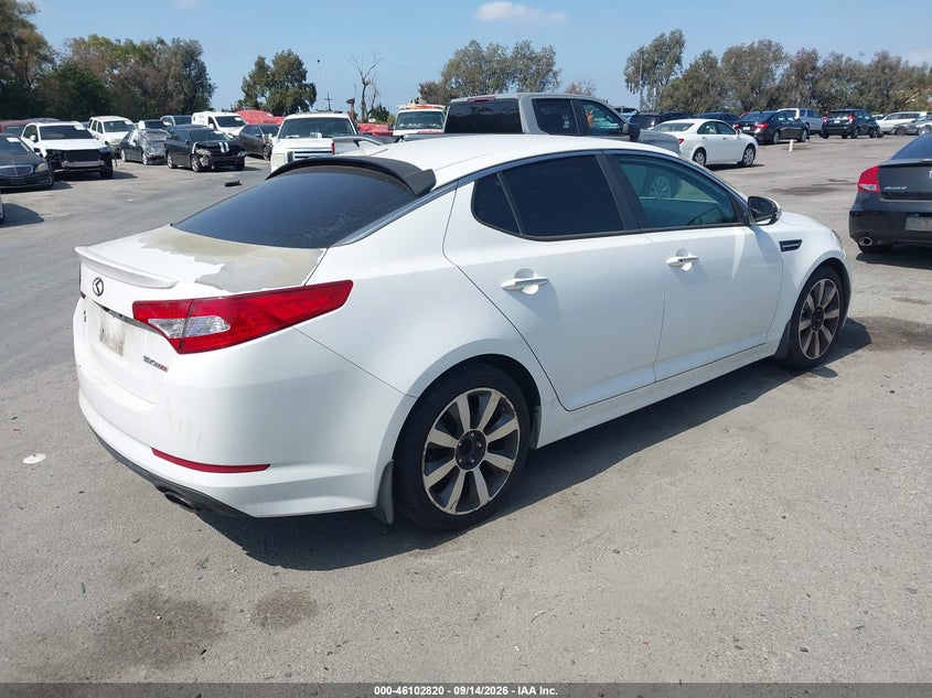 Vin: 5xxgr4a6xdg104398, lot: 46602478, kia optima sx 20134