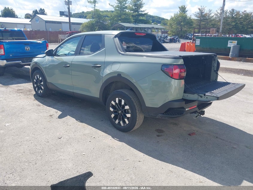 Vin: 5ntjadde7sh156252, lot: 46602491, hyundai santa cruz se 20253