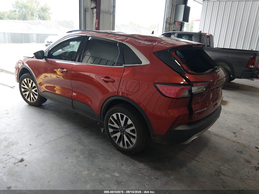 Vin: 1fmcu9dz5lua60136, lot: 46602533, ford escape titanium hybrid 20203