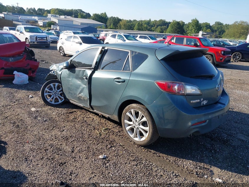 Vin: jm1bl1k60b1402055, lot: 46602553, mazda mazda3 s sport 20113