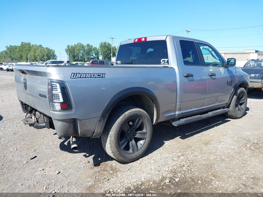 Vin: 1c6rr7gg1ms513946, lot: 46602556, ram 1500 classic warlock  4x4 6'4 box 20214