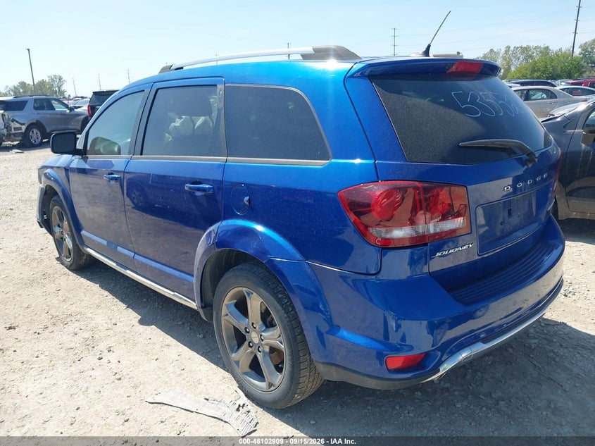 Vin: 3c4pdcgg7ft535524, lot: 46602567, dodge journey crossroad 20153