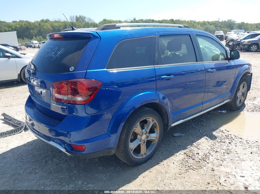 Vin: 3c4pdcgg7ft535524, lot: 46602567, dodge journey crossroad 20154