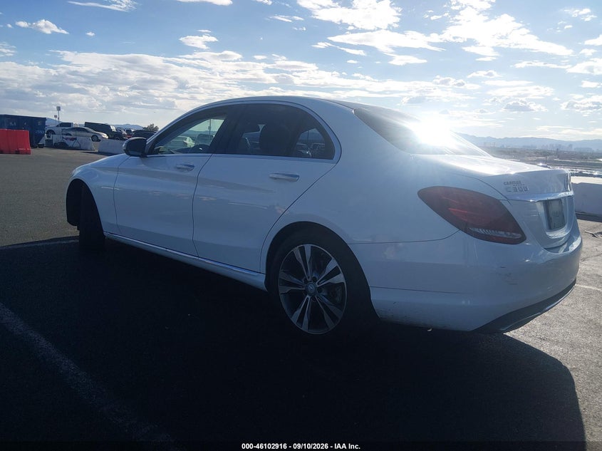Vin: 55swf4jb7fu048474, lot: 46602574, mercedes-benz c 300 20153