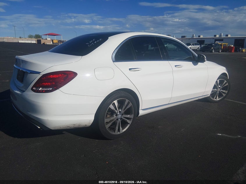 Vin: 55swf4jb7fu048474, lot: 46602574, mercedes-benz c 300 20154