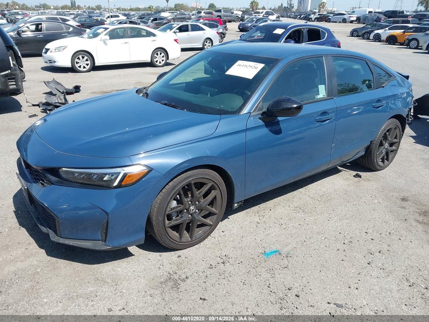 Vin: 2hgfe2f54th528040, lot: 46602578, honda civic sport 20262