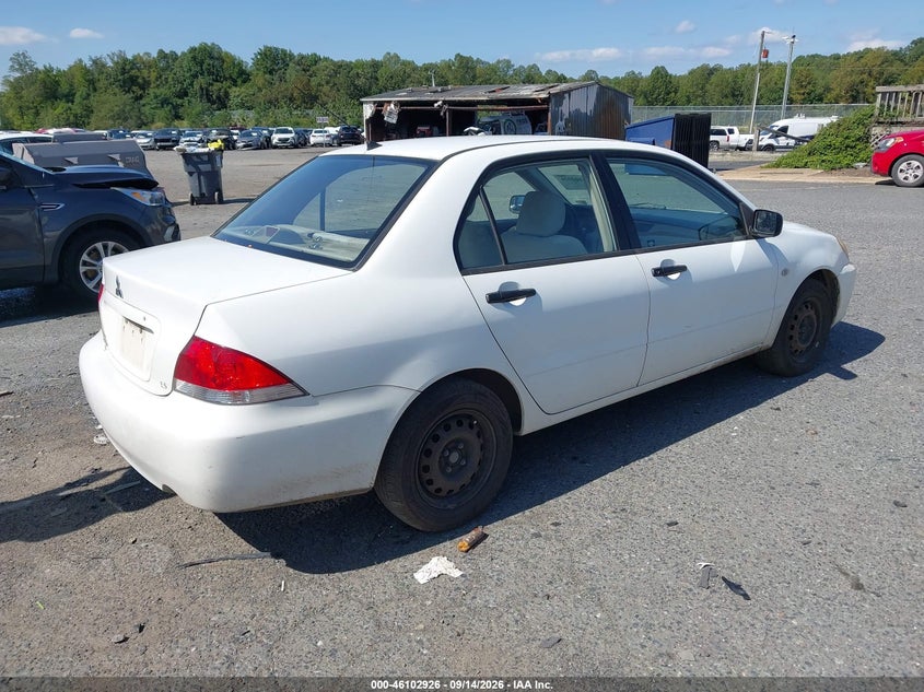 MITSUBISHI LANCER 2005 VIN JA3AJ26E35U001142