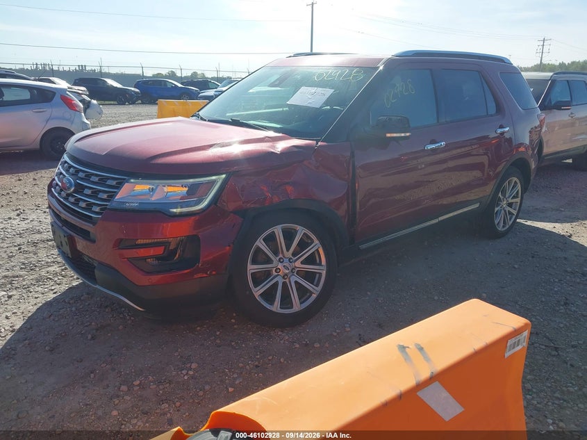 Vin: 1fm5k8f8xhge20584, lot: 46602586, ford explorer limited 20172