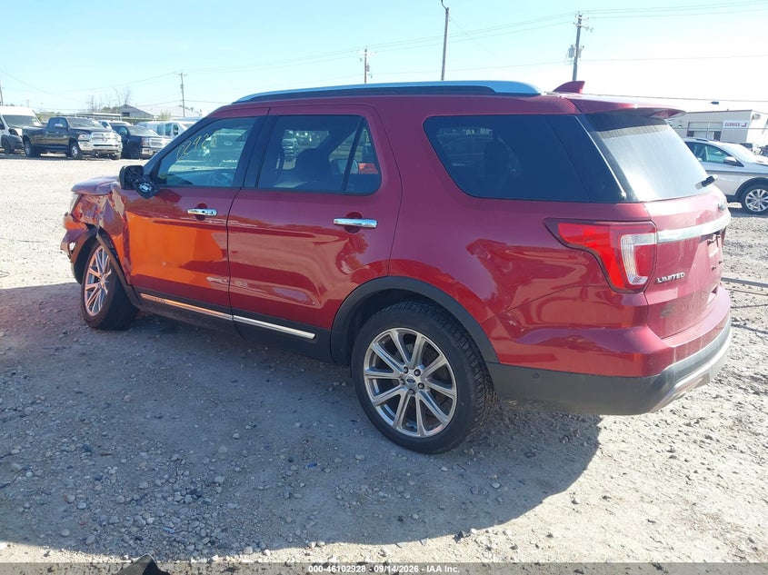 Vin: 1fm5k8f8xhge20584, lot: 46602586, ford explorer limited 20173