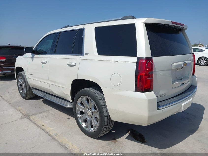 Vin: 1gnscckc3fr287483, lot: 46602589, chevrolet tahoe c1500 ltz 20153