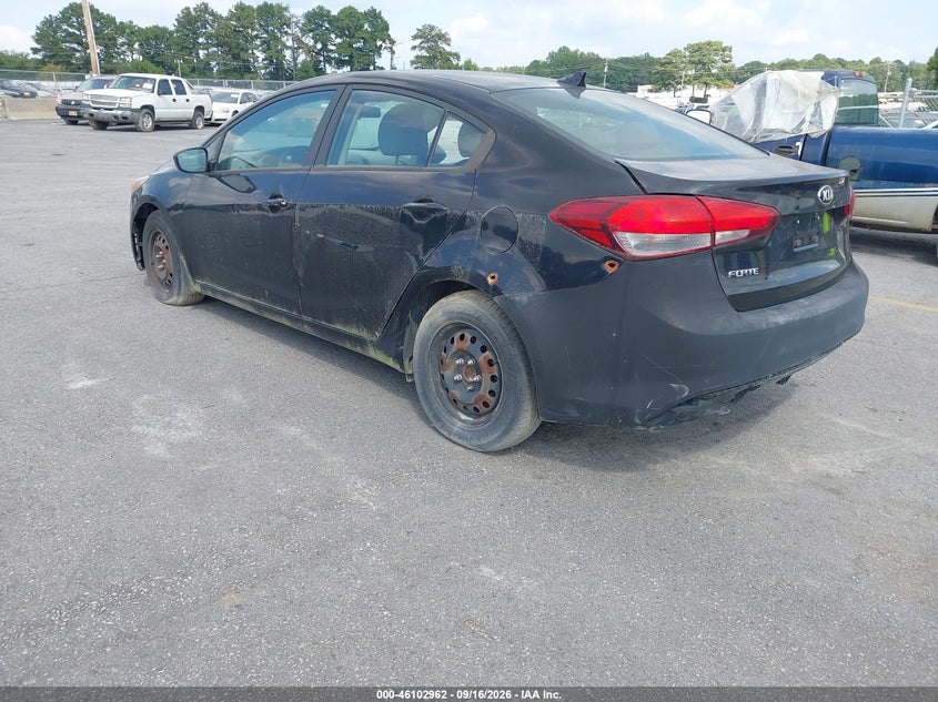 Vin: 3kpfk4a76he018870, lot: 46602620, kia forte lx 20173