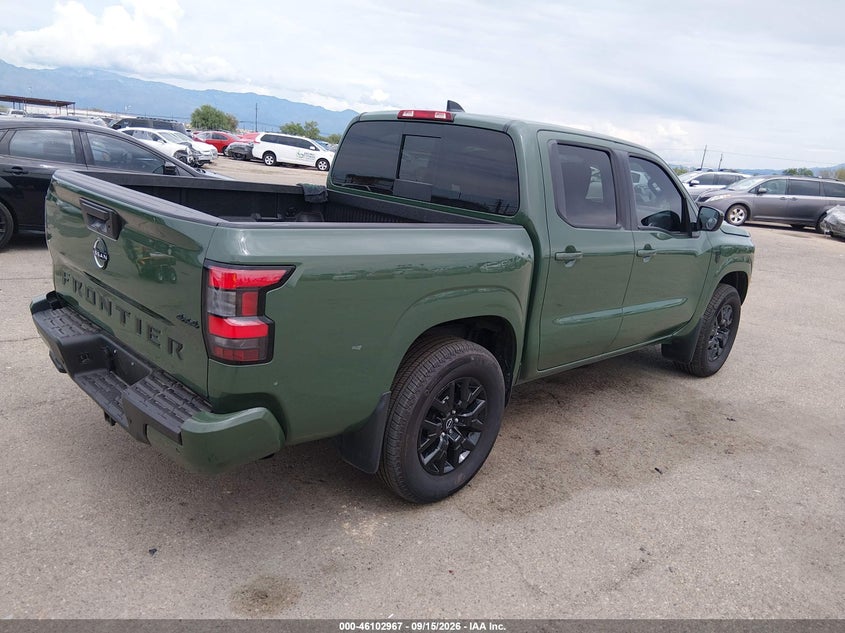 Vin: 1n6ed1ek4tn616458, lot: 46602624, nissan frontier sv 4x4 20264