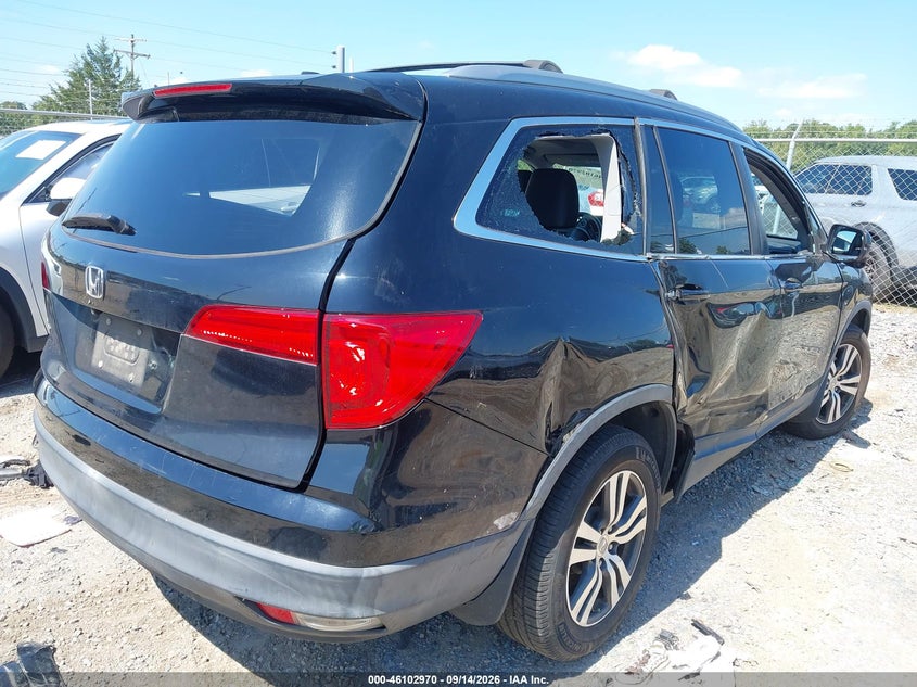 Vin: 5fnyf5h5xgb022534, lot: 46602628, honda pilot ex-l 20164