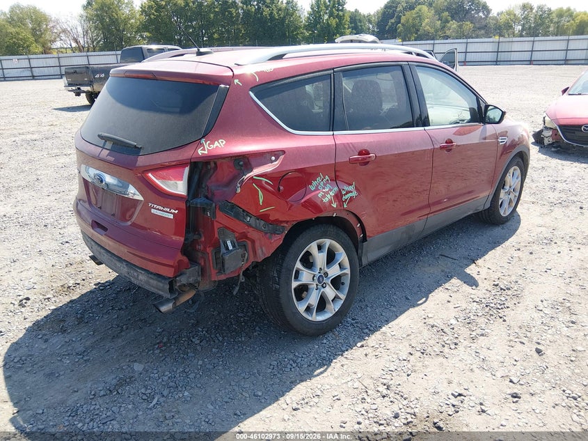 Vin: 1fmcu0jx7gua08026, lot: 46602630, ford escape titanium 20164