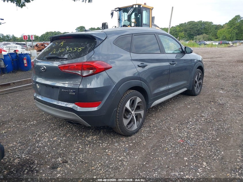 Vin: km8j3ca29hu462568, lot: 46602647, hyundai tucson sport 20174