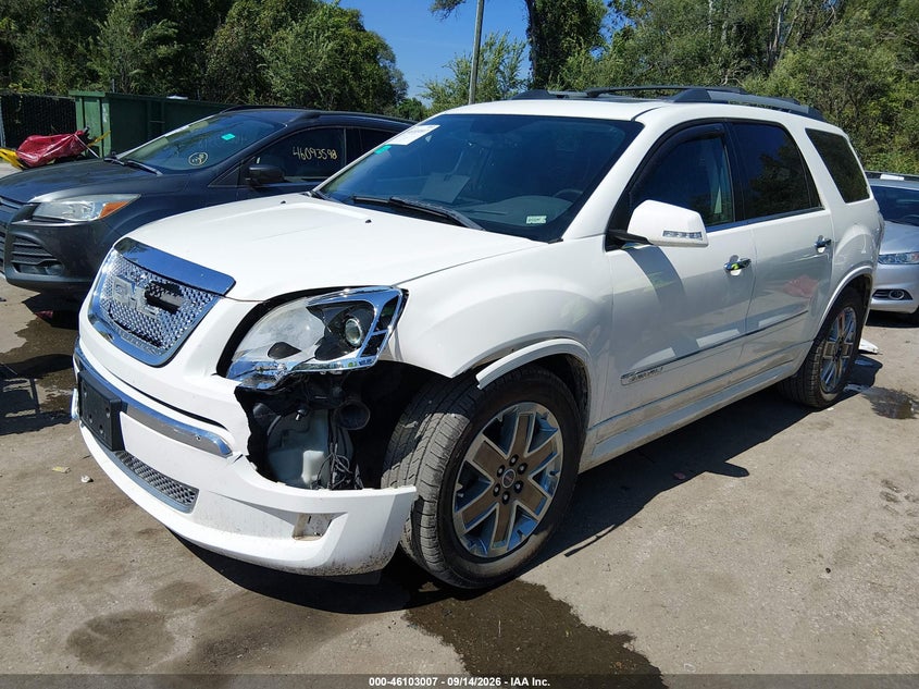 Vin: 1gkkvted4bj397589, lot: 46602665, gmc acadia denali 20112
