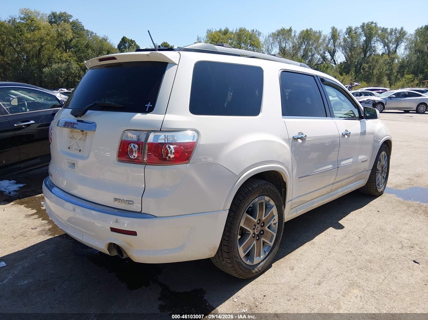 Vin: 1gkkvted4bj397589, lot: 46602665, gmc acadia denali 20114
