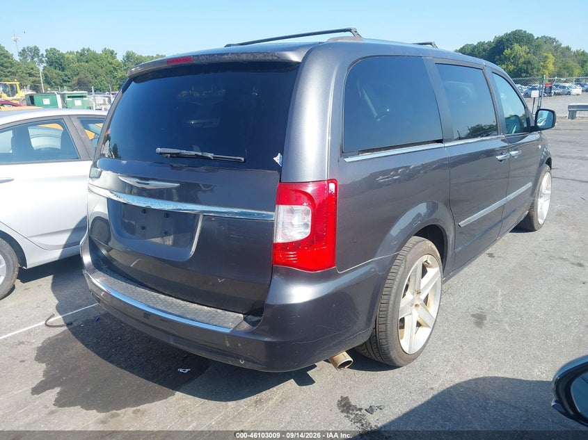 Vin: 2c4rc1cg3er279700, lot: 46602667, chrysler town & country touring-l 30th anniversary 20144