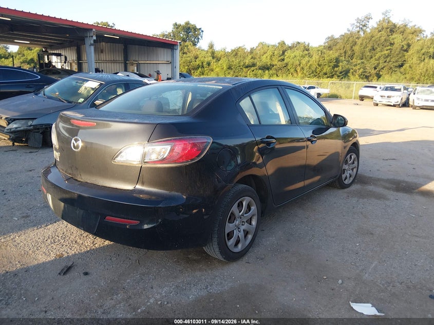 Vin: jm1bl1tf1d1845820, lot: 46602669, mazda mazda3 i sv 20134