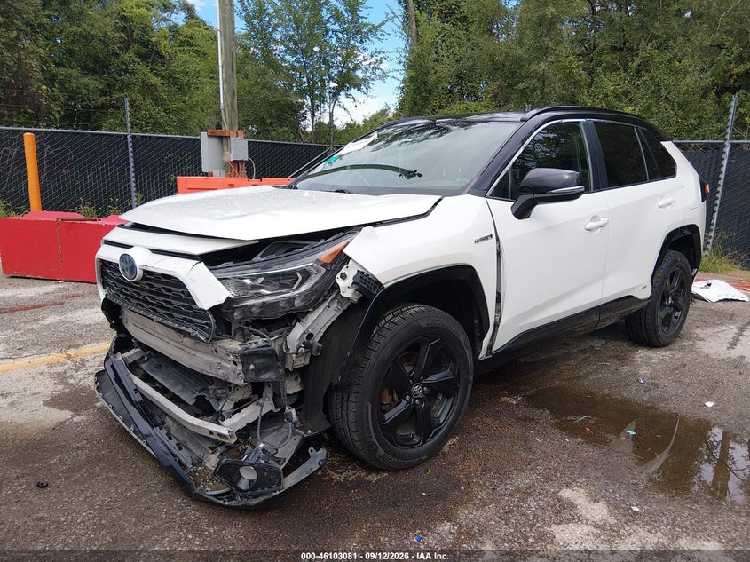 Vin: 2t3ewrfv2lw051981, lot: 46602739, toyota rav4 hybrid xse 20202