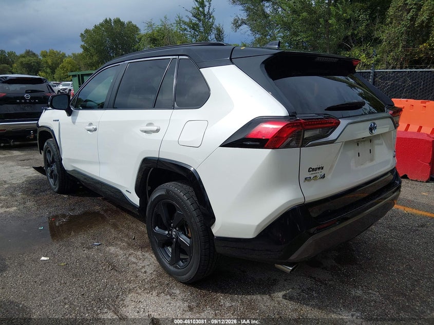 Vin: 2t3ewrfv2lw051981, lot: 46602739, toyota rav4 hybrid xse 20203