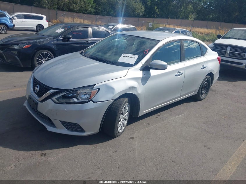 Vin: 3n1ab7ap3jy296239, lot: 46602754, nissan sentra s 20182
