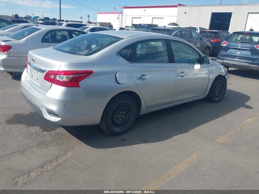 Vin: 3n1ab7ap3jy296239, lot: 46602754, nissan sentra s 20184