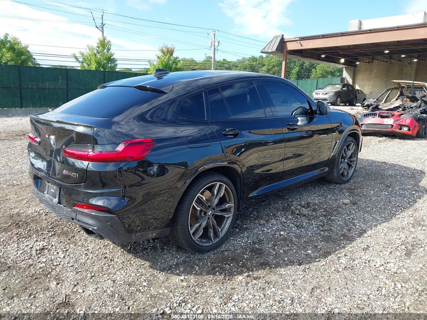 Vin: 5ux2v5c05l9d26591, lot: 46602764, bmw x4 m40i 20204
