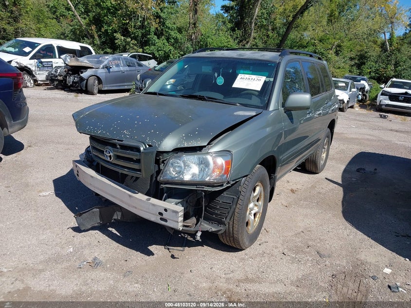 2007 Toyota Highlander, Right Front, IAAI, VIN JTEGD21A870168500 — photo 2