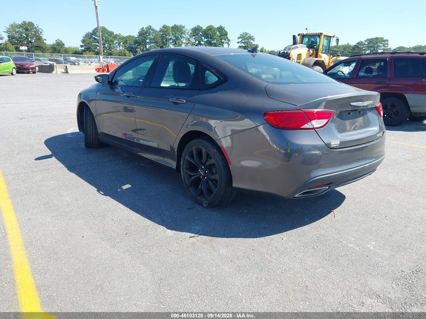 Vin: 1c3cccdg1fn523489, lot: 46602786, chrysler 200 s 20153