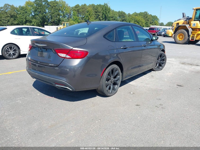 Vin: 1c3cccdg1fn523489, lot: 46602786, chrysler 200 s 20154