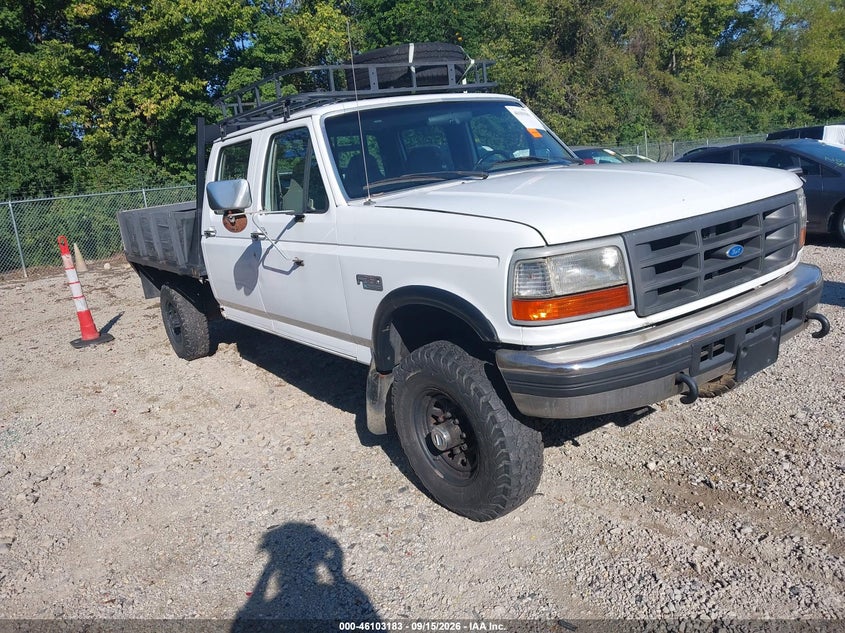 1996 Ford F350, Engine Damage, IAAI, VIN 1FTJW36F3TEB02707