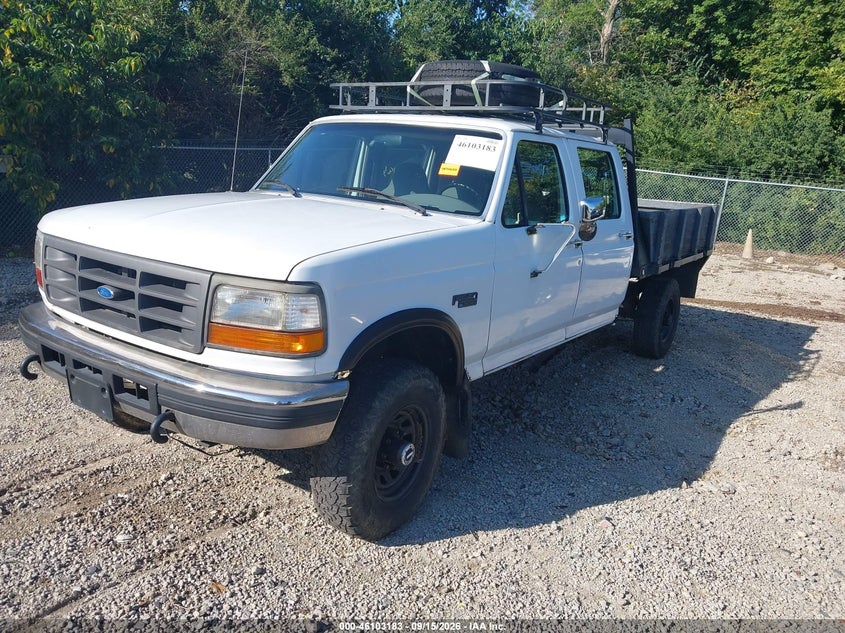 1996 Ford F350, Пошкодження двигуна, IAAI, VIN 1FTJW36F3TEB02707 — фото 2