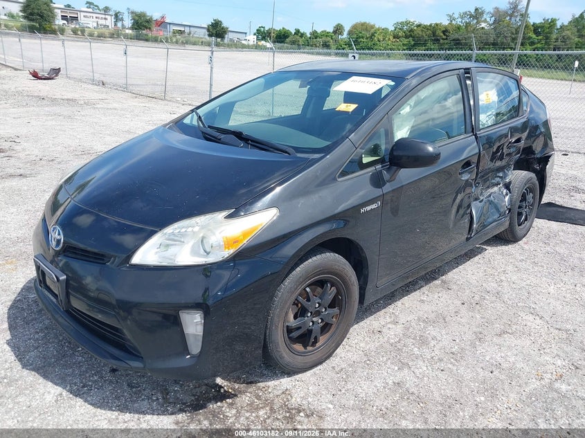 Vin: jtdkn3duxf0483322, lot: 46602841, toyota prius two 20152