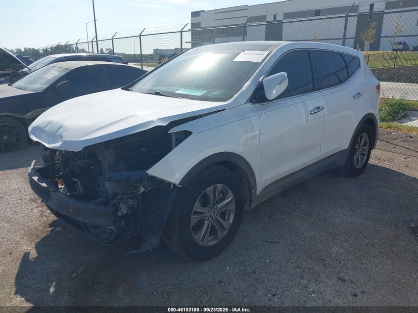 Vin: 5xyzu3lb3dg099066, lot: 46602843, hyundai santa fe sport 20132
