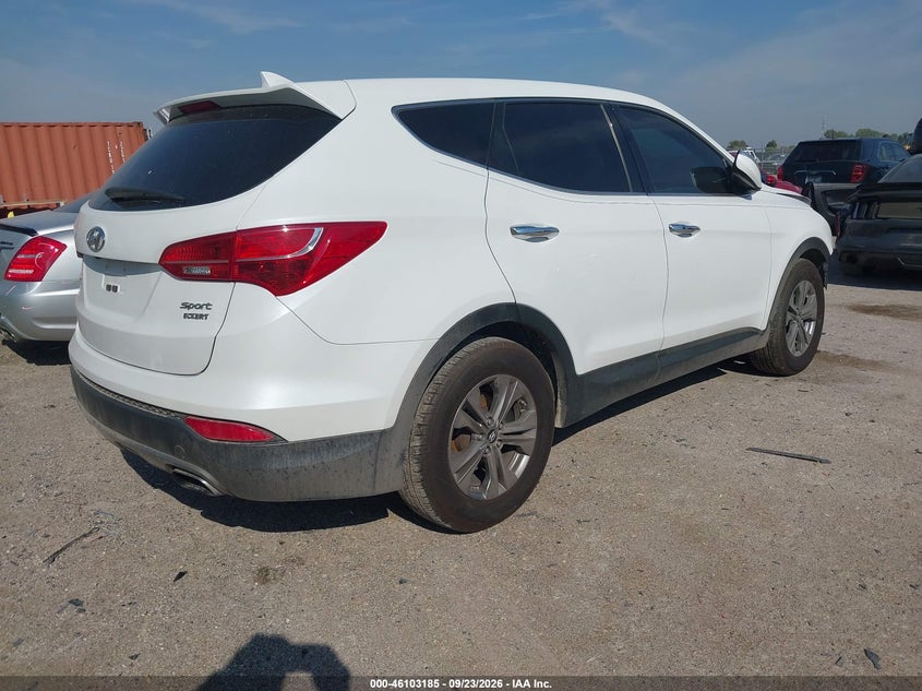 Vin: 5xyzu3lb3dg099066, lot: 46602843, hyundai santa fe sport 20134