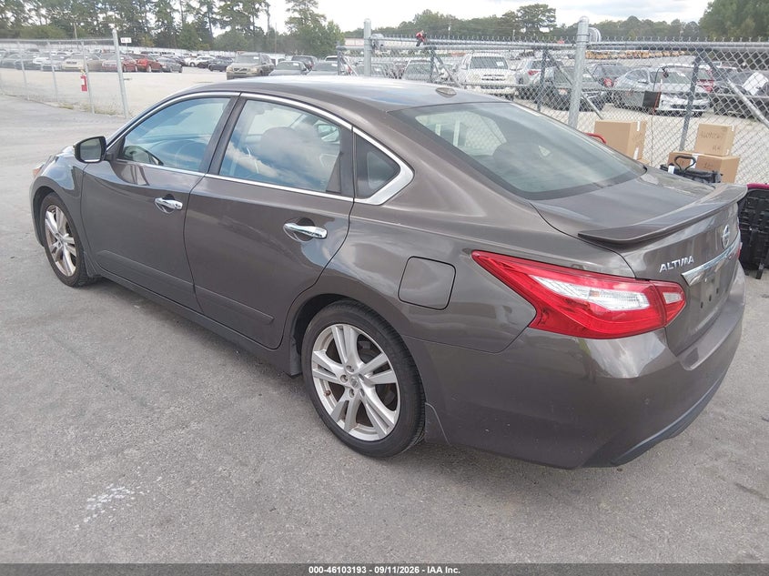 Vin: 1n4bl3ap3hc223369, lot: 46602852, nissan altima 3.5 sl 20173
