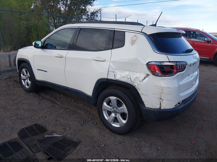 Vin: 3c4njcbbxlt225066, lot: 46602855, jeep compass latitude fwd 20203