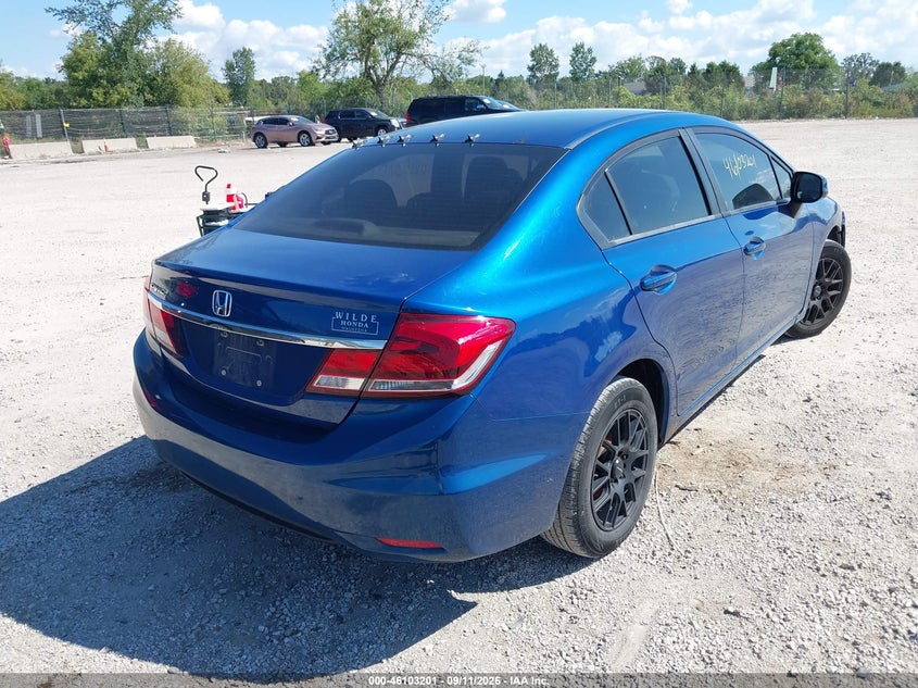 Vin: 19xfb2f57de036283, lot: 46602859, honda civic lx 20134