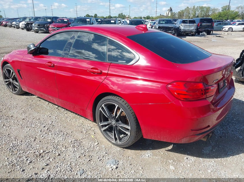 Vin: wba4a7c54fd414668, lot: 46602862, bmw 428 gran coupe xdrive 20153