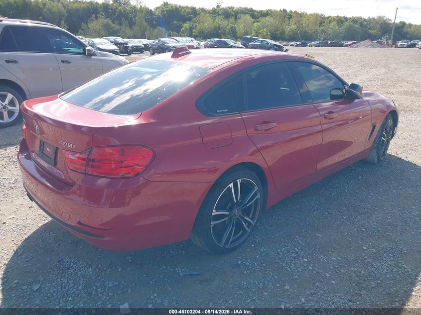 Vin: wba4a7c54fd414668, lot: 46602862, bmw 428 gran coupe xdrive 20154